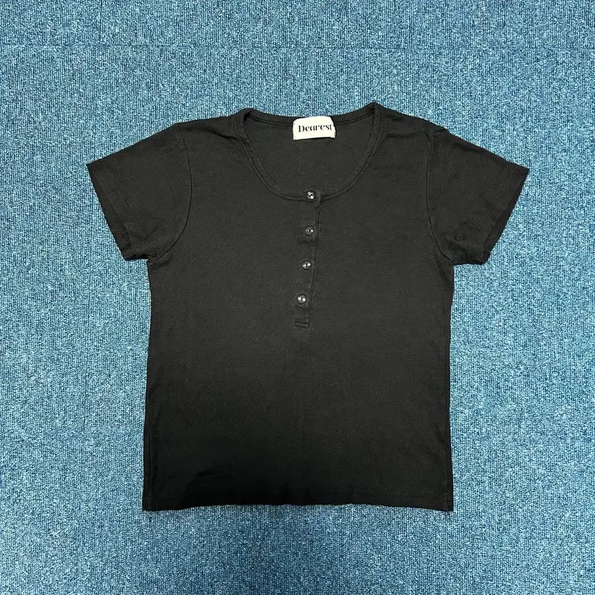 [BUNJANG] Deariest Nylon Cotton Short Sleeve T-Shirt / 디어리스트 나일론 면 반팔티