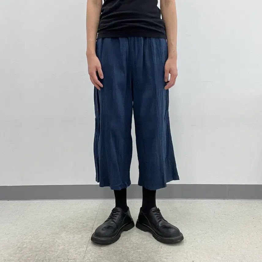 [BUNJANG] Issey Miyake High Sporting Gear Vintage Blue Banding Pants M / 이세이미야케 하이 스포르팅 기어 빈티지 블루 밴딩 팬츠 M