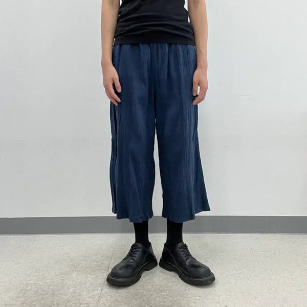 [BUNJANG] Issey Miyake High Sporting Gear Vintage Blue Banding Pants M / 이세이미야케 하이 스포르팅 기어 빈티지 블루 밴딩 팬츠 M