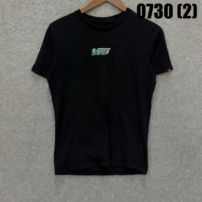 [BUNJANG] Vans Black Short Sleeve T-Shirt XS / 반스 블랙 반팔 티셔츠 xs