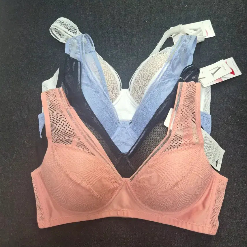 [BUNJANG] Valery Wireless Bra and Panty Set - 4 Types, Running Style / [85c] 발레리 노와이어 브라팬티세트 4종 런닝형 (팬티100)