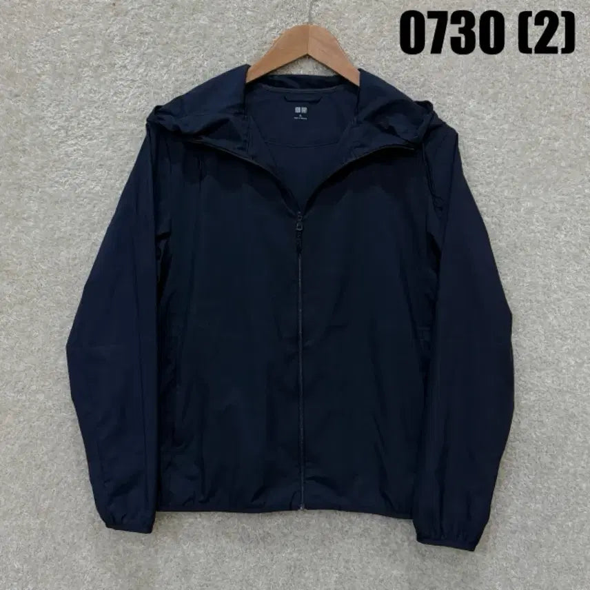 [BUNJANG] Uniqlo Windbreaker Jacket Navy XL / 유니클로 바람막이 자켓 네이비xl