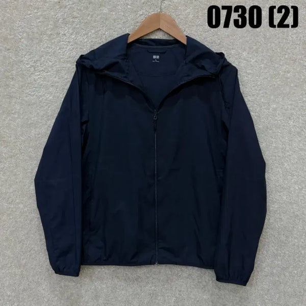 [BUNJANG] Uniqlo Windbreaker Jacket Navy XL / 유니클로 바람막이 자켓 네이비xl