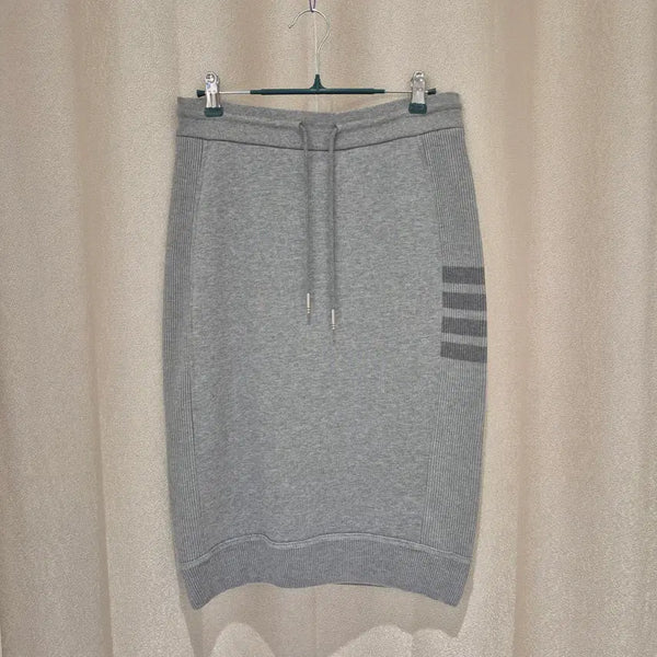 [BUNJANG] Thom Browne Grey Cotton 4-Bar Skirt Size 40 / (40)톰브라운 그레이 코튼 4바 스커트