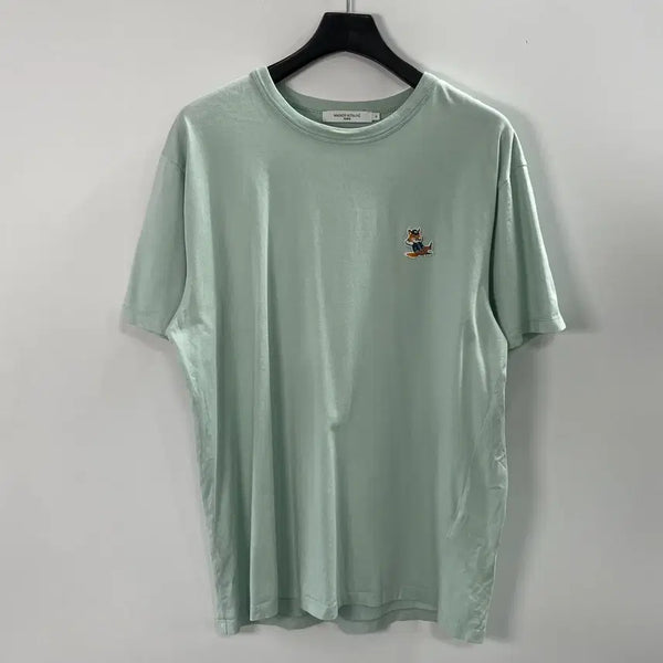 [BUNJANG] Maison Kitsuné Chillax Mint T-Shirt / 메종키츠네 칠렉스 민트 반팔티  (on.1562)