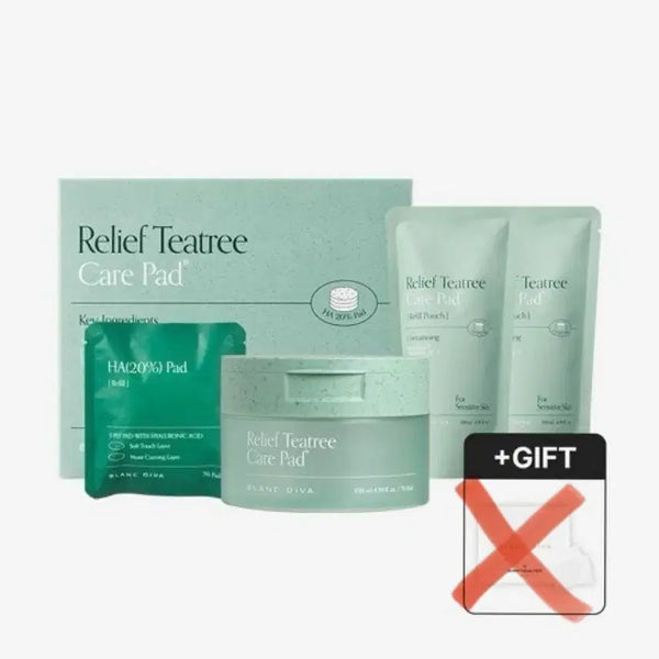 [BUNJANG] Blanc Divah Relief Tree Care Pad Set / 블랑디바 릴리프 티트리 케어 패드