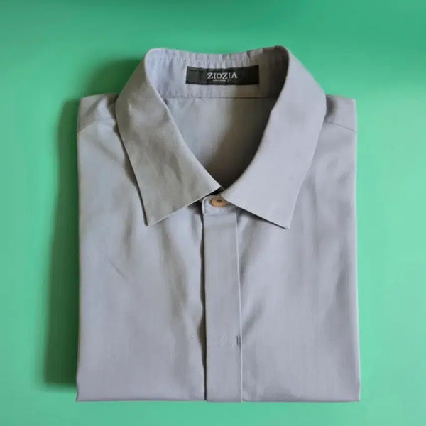 [BUNJANG] ZIOZIA Light Gray Shirt / 지오지아 셔츠 라이트 그레이