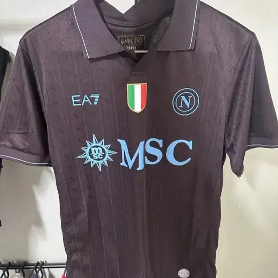 [BUNJANG] SSC Napoli EA7 Football Uniform 23/24 / SSC 나폴리 EA7 축구 유니폼 23/24