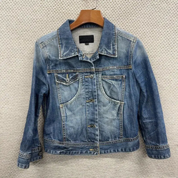 [BUNJANG] Tomboy Denim Jacket / 톰보이 데님 청자켓 90 H00531
