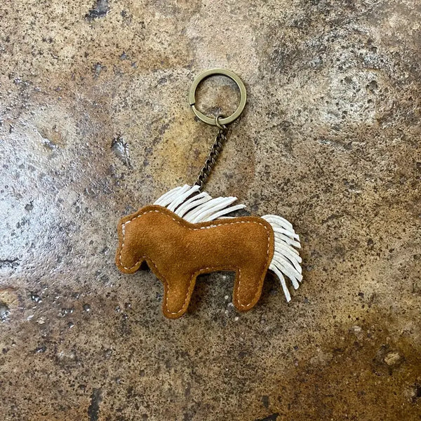 [BUNJANG] Vintage Horse Leather Keyring / 빈티지 말 가죽 키링