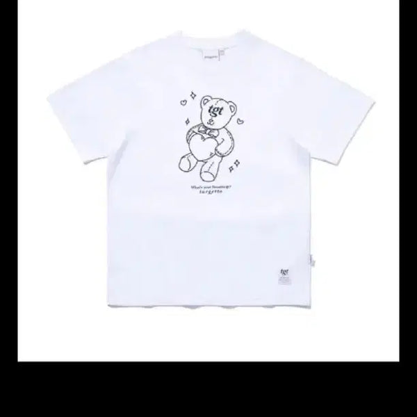 [BUNJANG] Tageto TGT Bear T-shirt White / 타게토 TGT 베어 티셔츠 화이트