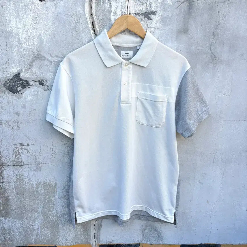 [BUNJANG] Uniqlo x Engineered Garments Short Sleeve Collared T-Shirt - Men's M / Uniqlo 유니클로 x 엔지니어드가먼츠 반팔 카라티