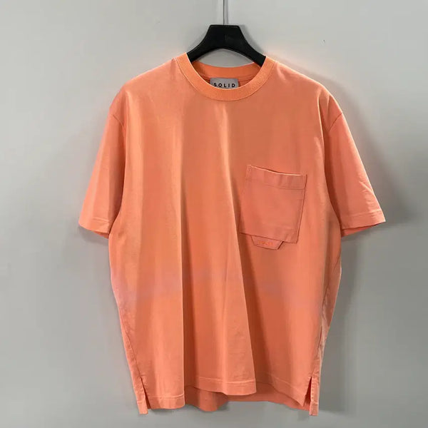 [BUNJANG] Solid Homme Pocket Heavyweight Short Sleeve T-Shirt / 솔리드옴므 포켓 헤비웨이트 반팔티  (on.1565)