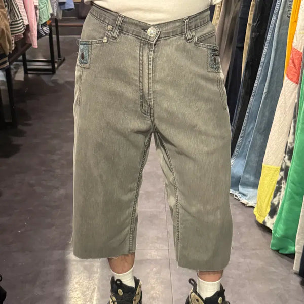 [BUNJANG] DIESEL Cutted Washed Denim Shorts / [IM] 디젤 컷팅 워싱 데님 숏팬츠