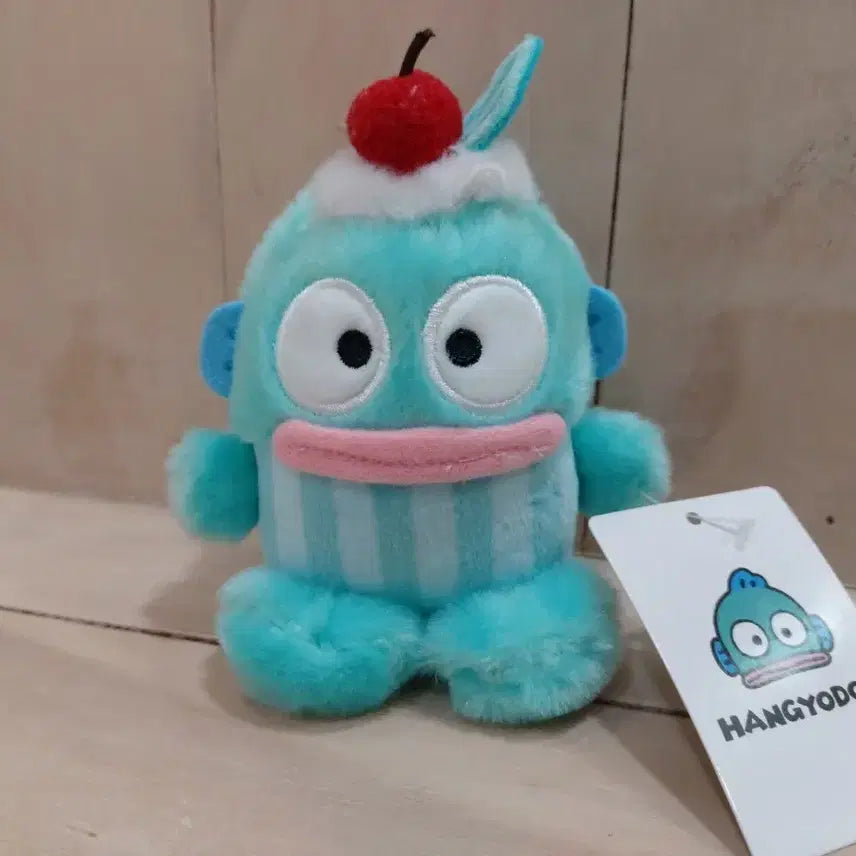 [BUNJANG] Sanrio Hangyodon Dessert Plush Keychain / (새상품)산리오 한교동 디저트 봉제인형 키링