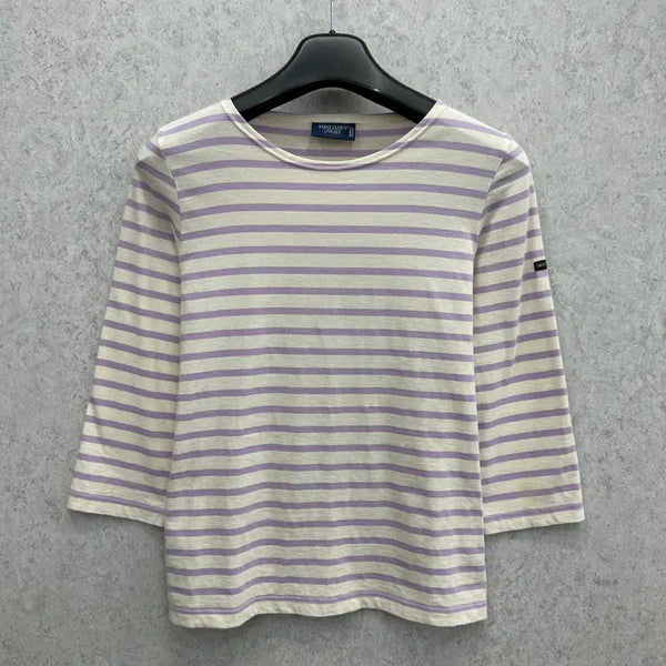 [BUNJANG] Saint James Women's 7/10 Sleeve T-Shirt / 90 세인트제임스 여자 7부 티셔츠