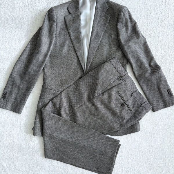 [BUNJANG] SuitSupply Lazio Jacket & Brescia Pants Single Birdseye Wool Suit Set (48) / 수트서플라이 SIGLE BIRD'S EYE SUIT(48)