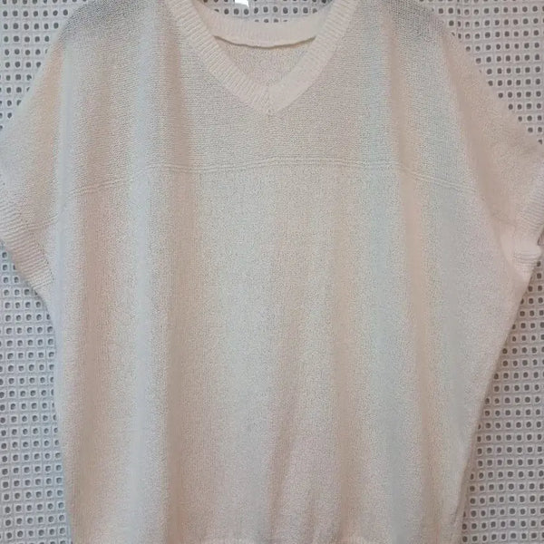 [BUNJANG] V-Neck Knit Sweater (Size 77) / 니트  브이넥  77