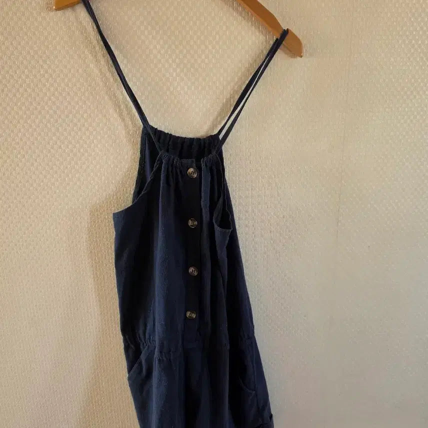 [BUNJANG] Navy Summer Jumpsuit / 네이비색 여름 점프슈트