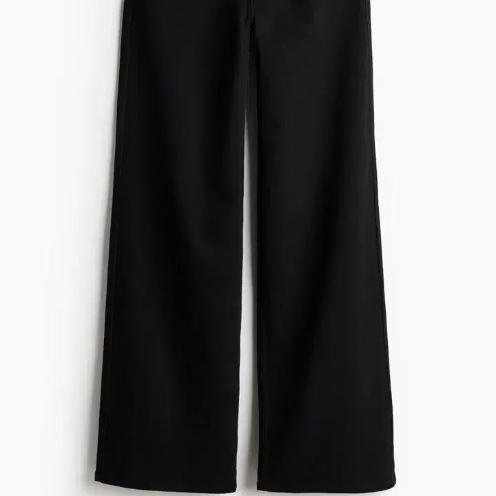 [BUNJANG] H&M Low-Rise Twill Pants Black / H&M 에이치앤앰 로우라이즈 트윌 팬츠 블랙