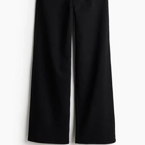 [BUNJANG] H&M Low-Rise Twill Pants Black / H&M 에이치앤앰 로우라이즈 트윌 팬츠 블랙