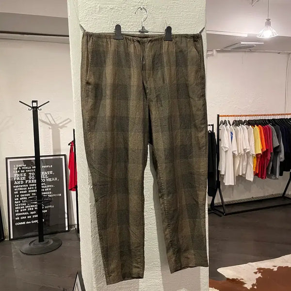 [BUNJANG] Comoli Oversized Check Trousers / 코모리 오버사이즈 체크팬츠