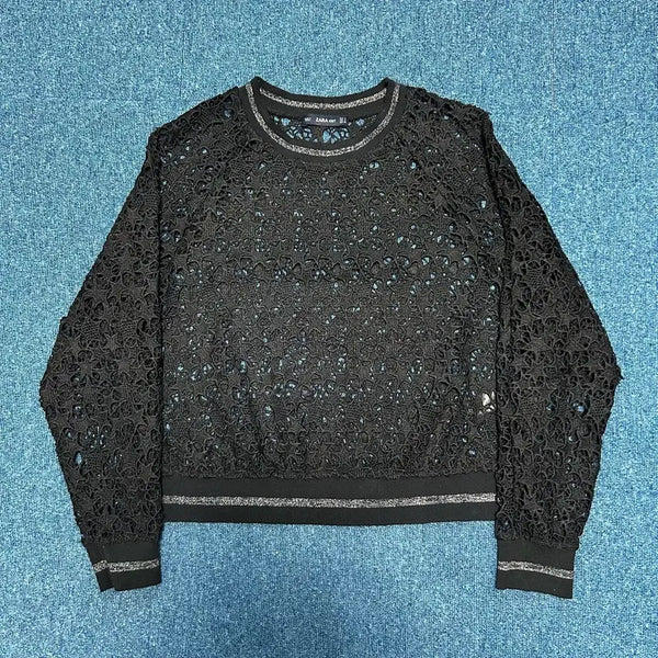 [BUNJANG] Zara Lace Sweatshirt Medium / 자라 레이스 맨투맨 M