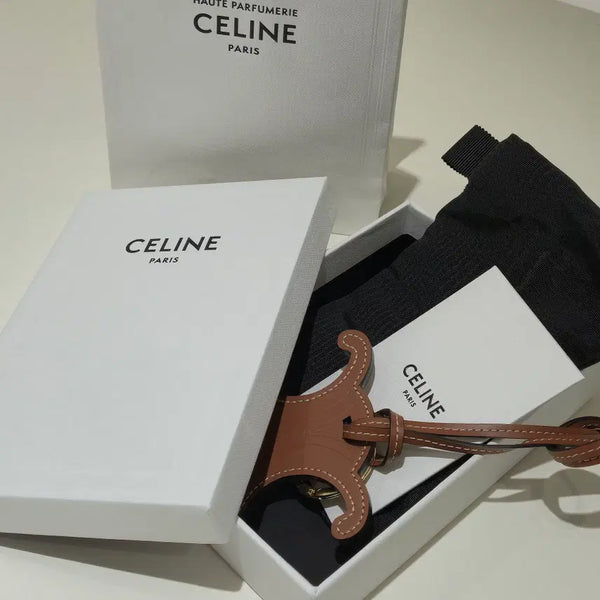 [BUNJANG] Celine Logo Keyring Charm / 셀린느 로고 키링 참