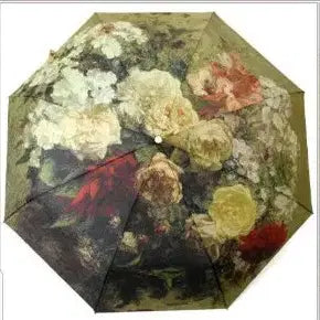 [BUNJANG] Guy Laroche Summer Flower 3-Section Automatic Umbrella / 기라로쉬 우산 여름꽃 3단 우산  자동우산