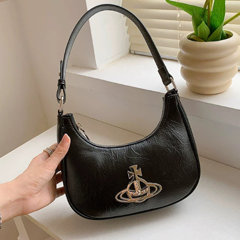 [BUNJANG] Vivienne Westwood Mini Tote Shoulder Bag Black / 비비안웨스트우드 미니 토트백 숄더백 블랙색상