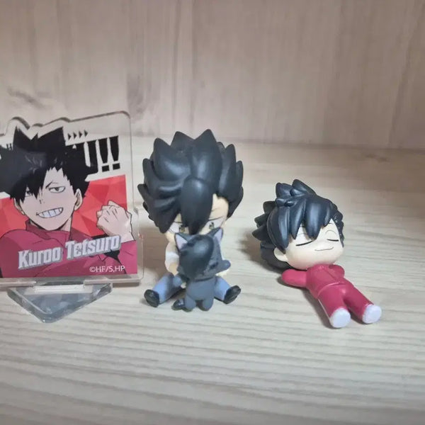 [BUNJANG] Haikyuu!! Tetsuro Kuroo Mini Acrylic Stand & Gacha Bundle / 하이큐 쿠로오 미니아크릴스탠드 + 가챠 3개 일괄
