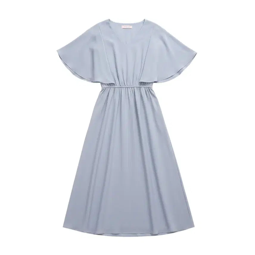 [BUNJANG] ULMIA Staff Cape Sleeve Long Dress / 여성F/ ULMIA STAFF 케이프슬리브 롱 원피스
