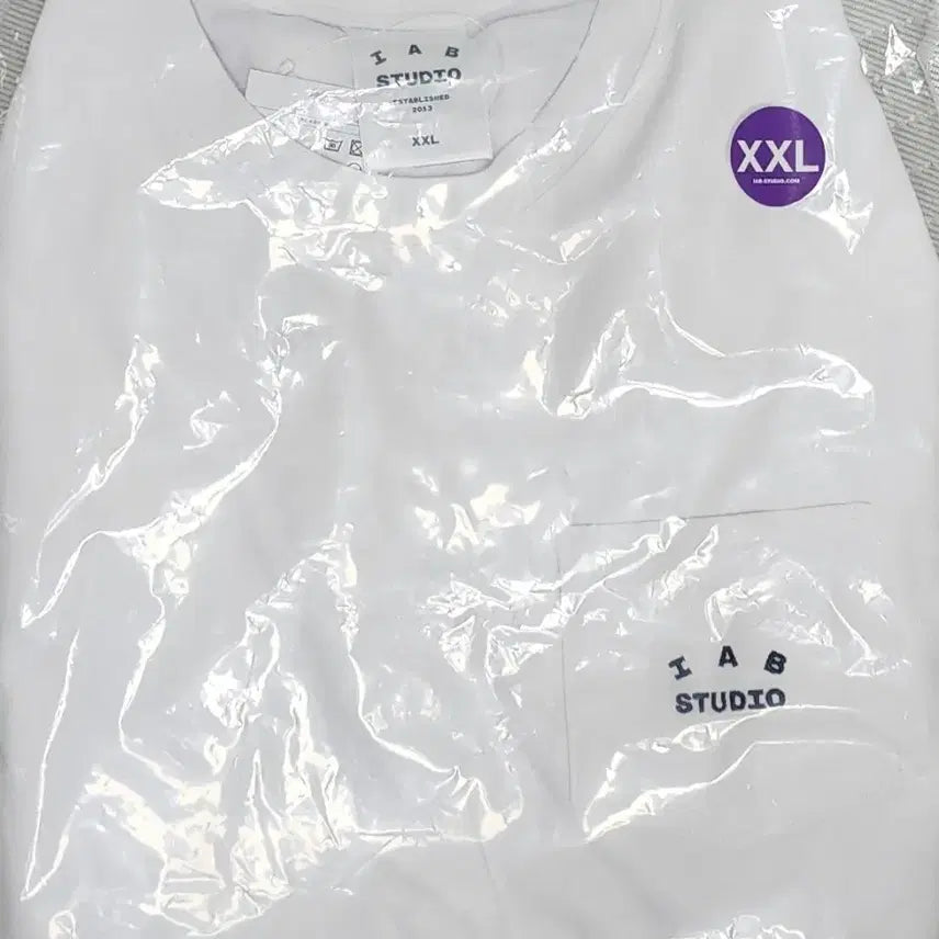 [BUNJANG] IAB STUDIO Pocket T-Shirt White XXL / 새상품 IAB STUDIO 아이앱 포켓 티셔츠 흰색 XXL