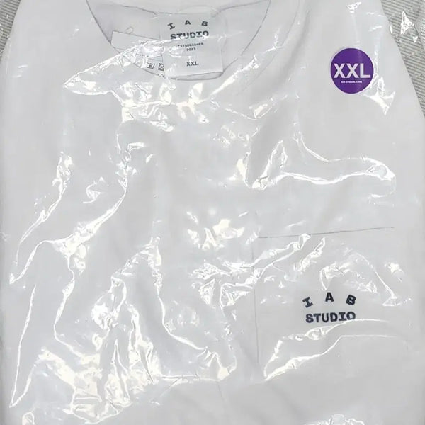 [BUNJANG] IAB STUDIO Pocket T-Shirt White XXL / 새상품 IAB STUDIO 아이앱 포켓 티셔츠 흰색 XXL