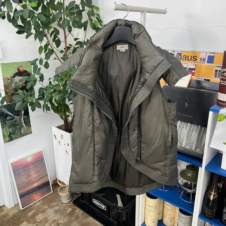 [BUNJANG] Helmut Lang High Neck Duck Down Padded Vest L / 헬무트랭 하이넥 덕다운 패딩 베스트 L