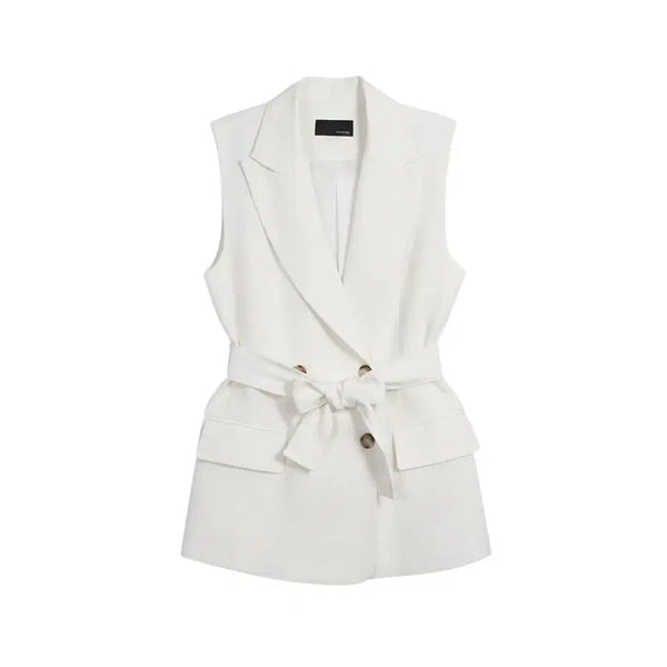 [BUNJANG] BOHEME Belted Vest / 여성F/ BOHEME 벨티드 베스트 조끼WH