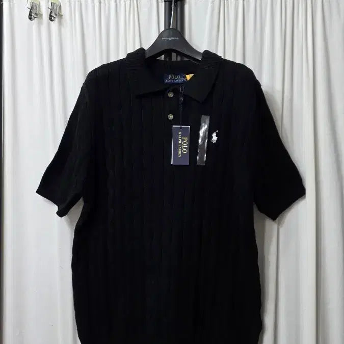 [BUNJANG] Polo Ralph Lauren Cable Knit Short Sleeve Sweater / 폴로랄프로렌 꽈배기 니트