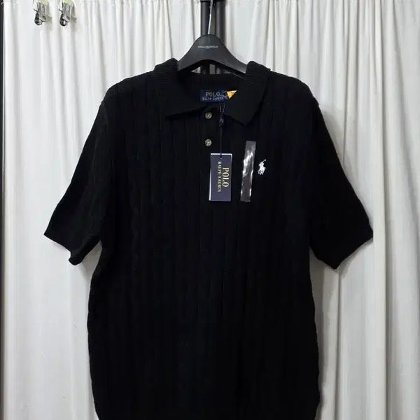 [BUNJANG] Polo Ralph Lauren Cable Knit Short Sleeve Sweater / 폴로랄프로렌 꽈배기 니트
