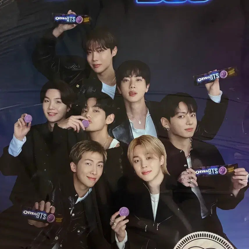 [BUNJANG] BTS x Oreo Collaboration Poster / 오레오 방탄소년단 BTS 포스터 콜라보 굿즈 새상품