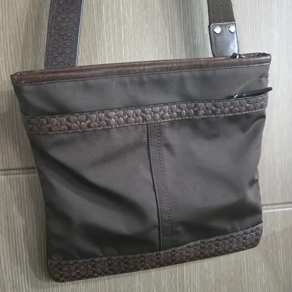 [BUNJANG] Coach Brown Leather Crossbody Bag / 코치 크로스백 브라운