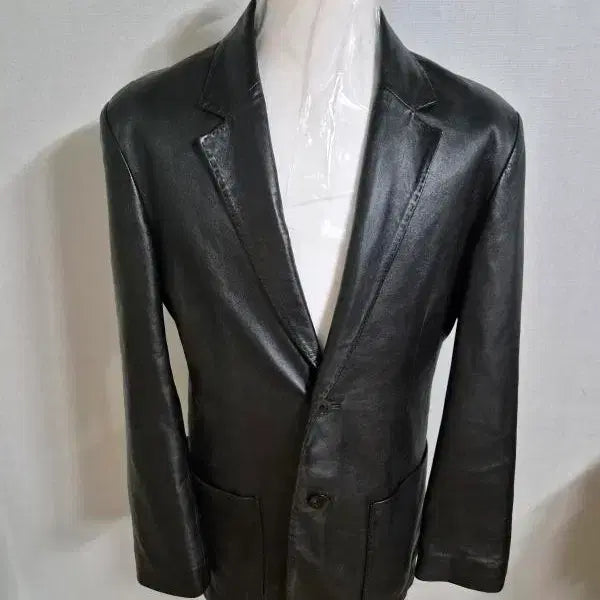 [BUNJANG] Wooyoungmi Men's Lambskin Leather Jacket / 우영미/남성용/양가죽/가죽자켓/정품/상태굿