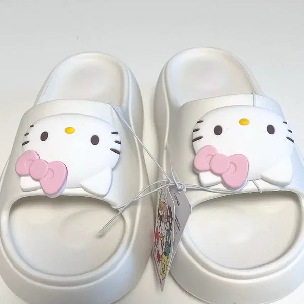 [BUNJANG] Hello Kitty Platform Slippers / 헬로키티 플랫폼 슬리퍼
