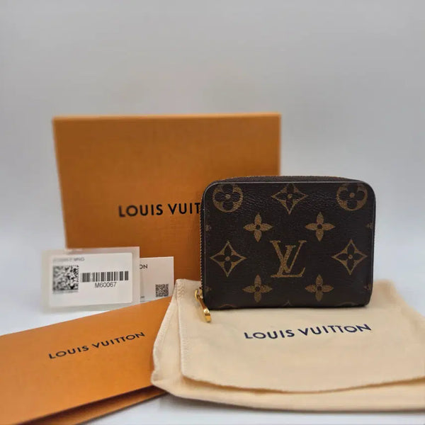 [BUNJANG] Louis Vuitton Monogram Canvas Zipper Coin Purse M60015 / 루이비통 지퍼 코인퍼스 M60067