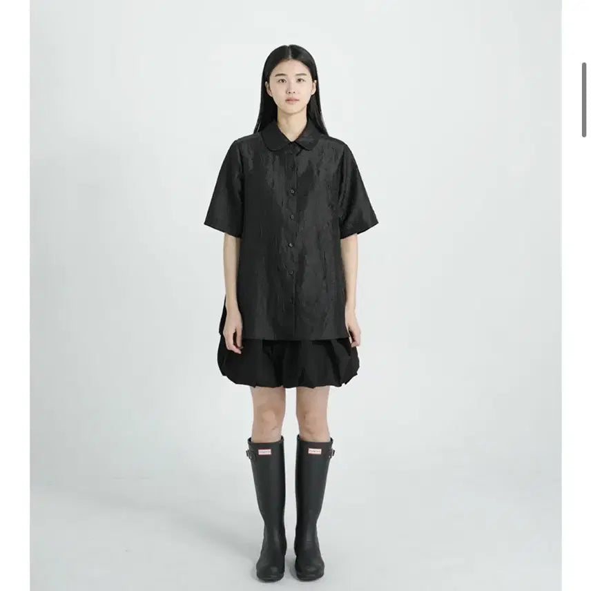 [BUNJANG] Eunoia Crinkle Shirt / [1회 착용 후 드라이] 유노이아 crinkle shirt