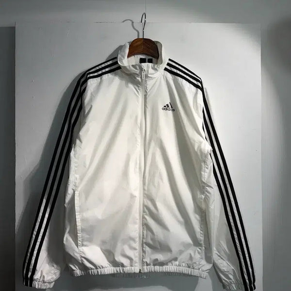 [BUNJANG] Adidas Windbreaker White / adidas 바람막이 (화이트) 100