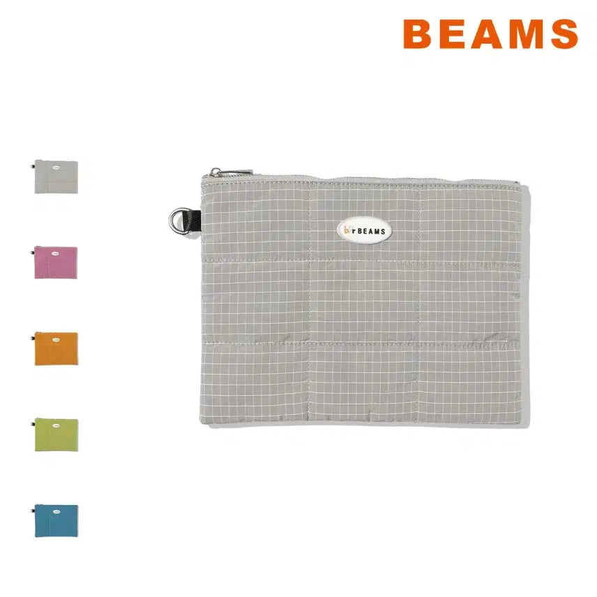 [BUNJANG] BEAMS Ripstop Flat Pouch M / 빔즈 립스탑 플랫 파우치 M