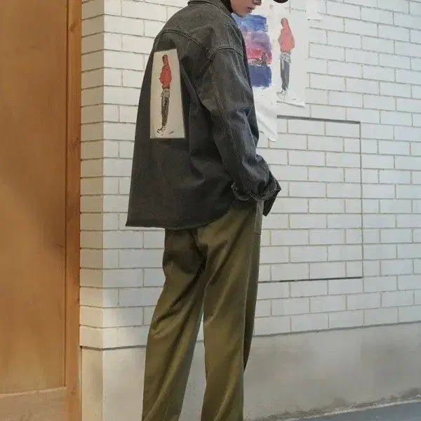 [BUNJANG] Richard Hanes x JILLSTUART NEW YORK Collaboration Shirt Jacket Black / RICHARD HANES JILLSTUART NEW YORK 셔츠자켓 블랙