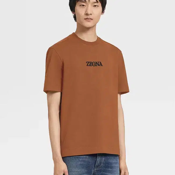 [BUNJANG] Zegna 25SS Logo Cotton T-Shirt XL / 제냐 25SS 로고 코튼 티셔츠