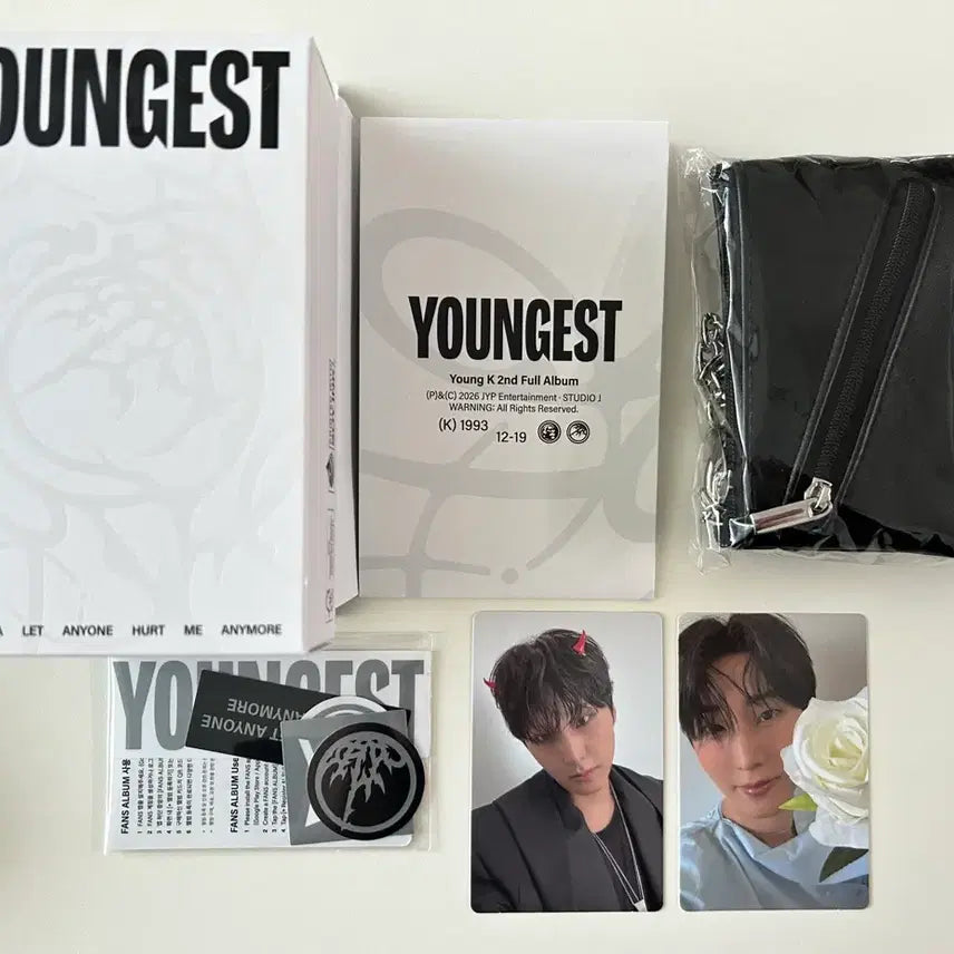 [BUNJANG] Young K YOUNGEST Wallet & Keyring Ver. Photocard Holder / Young K YOUNGEST [Wallet & Keyring ver.]