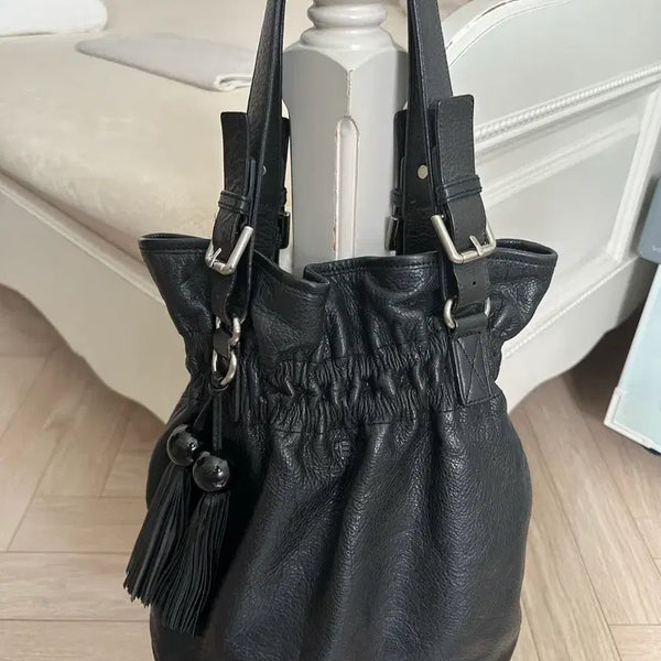 [BUNJANG] GANZO Drawstring Bag / 정품 갠조 복조리 가방
